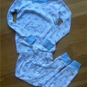 Blue Heart Kids Pajamas NWOT